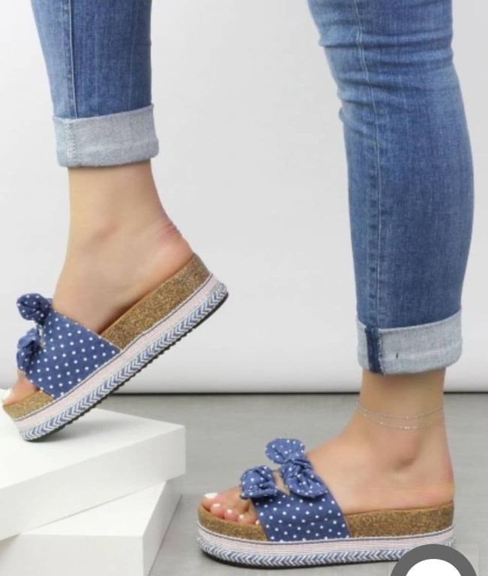 Moda Sandalias Bubbles - Azul

