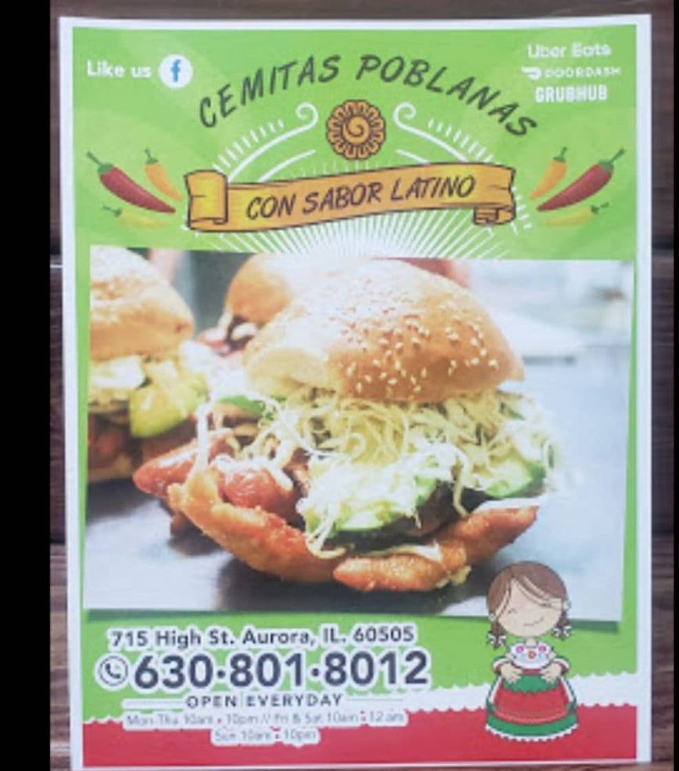 Restaurantes Cemitas Poblanas