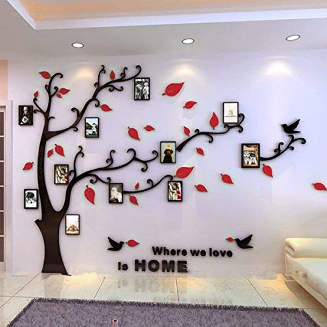 Product Alicemall Vinilos Arbol Rojo Pegatinas de Pared 1