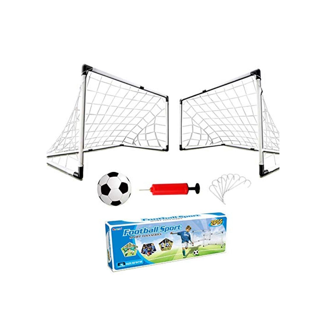 Producto Dreamon Juego de 2 Puertas de Fútbol Infantil Portería de Fútbol y Bolas interactiva Juguete para Niños