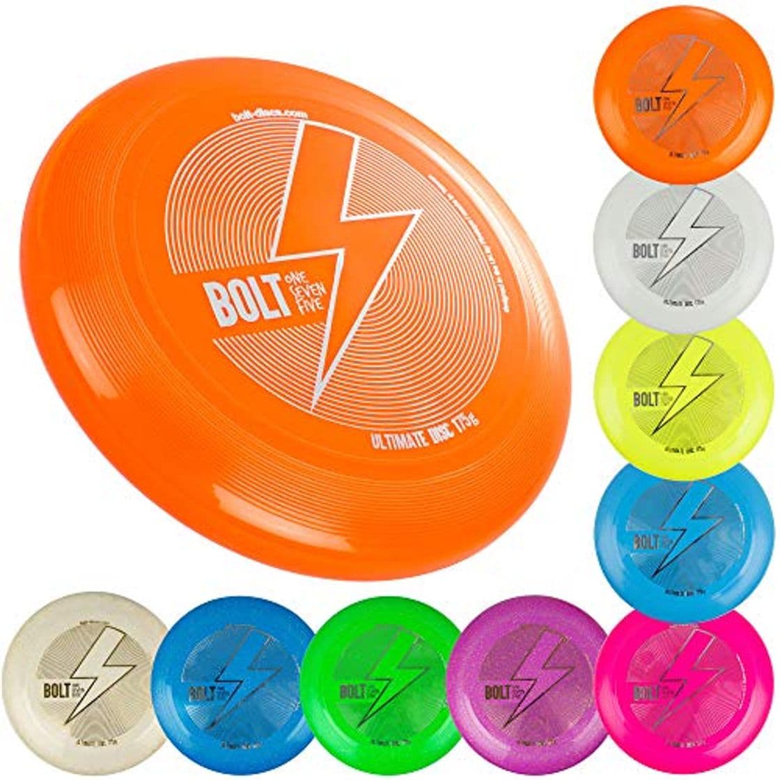 Producto BOLT OneSevenFive Ultimate Frisbee Flying Disc! ¡Cinco Colores UV Disponibles!