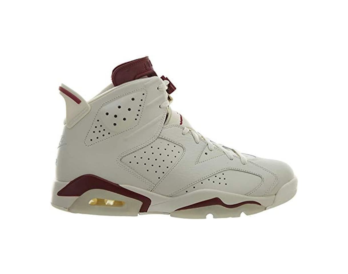 Fashion Nike Air Jordan 6 Retro, Zapatillas de Deporte para Hombre, Blanco/Rojo