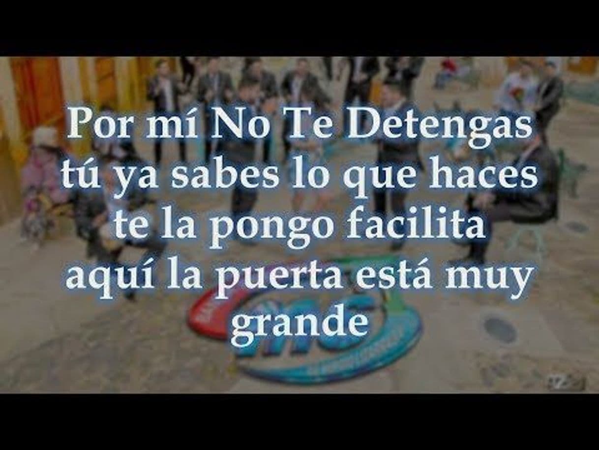 Canción Por Mi No Te Detengas