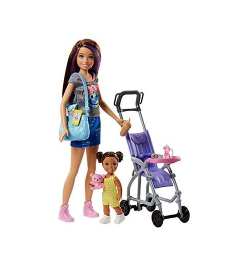 Producto Barbie Muñeca Skipper hermana de Barbie, niñera de paseo