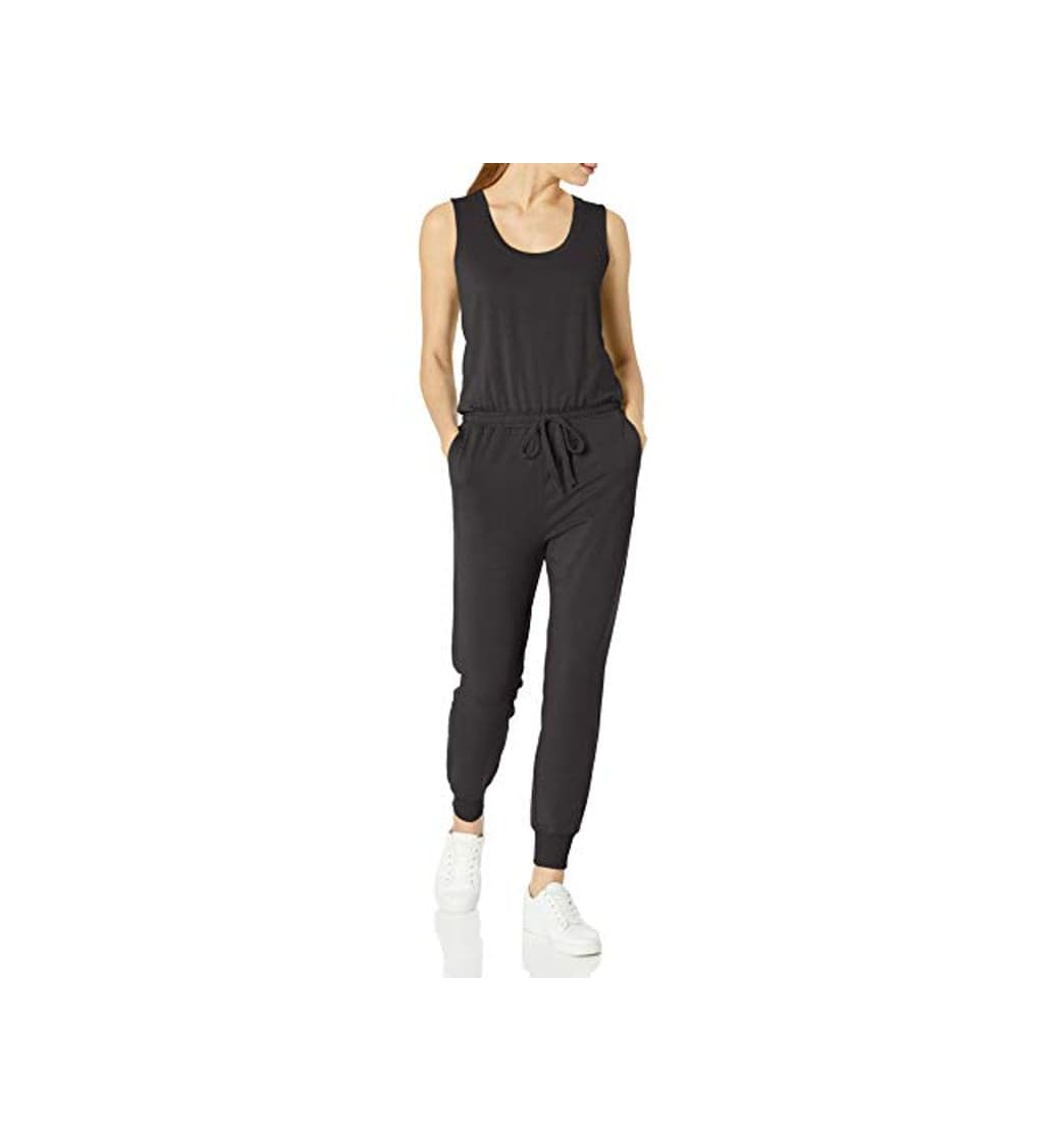 Moda Amazon Essentials Studio Terry Fleece Jumpsuit Jumpsuits-Apparel, Negro, US S