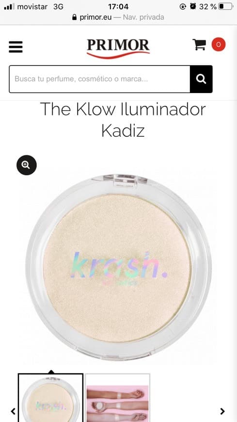 Producto The klow iluminador Kadiz 