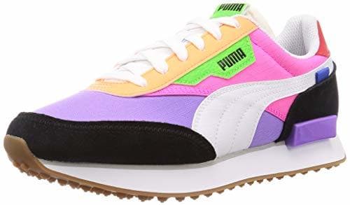 Moda Puma Future Rider Play ON W Calzado Luminous Purple-Fluo Pink