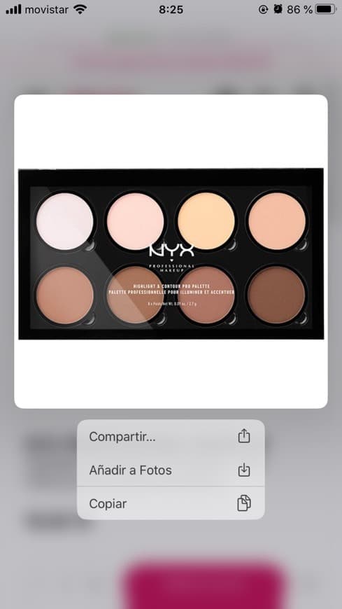 Producto NYX PROFESSIONAL MAKE UP
Highlight & Contour Pro Palette