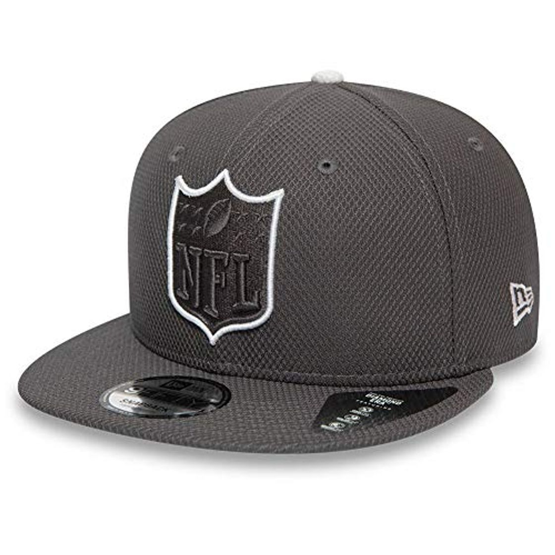 Moda New Era NFL Shield Team Outline Graphite White Snapback Cap 9fifty 950 M L Basecap