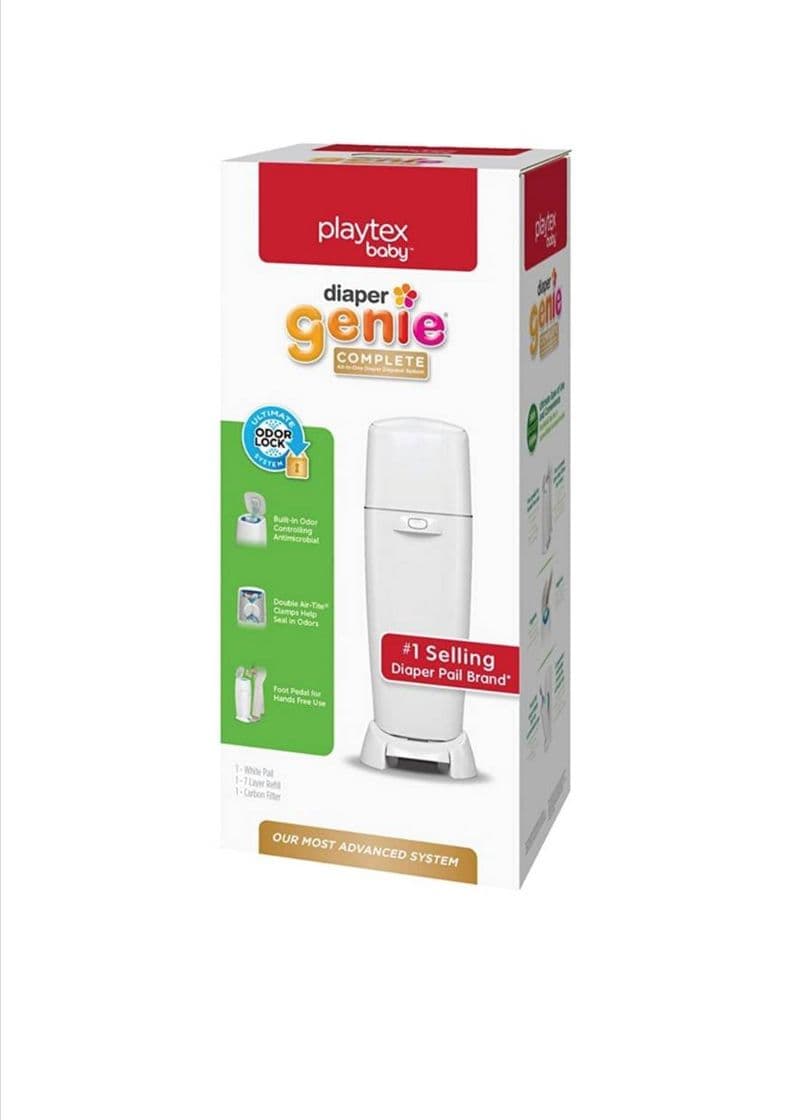 Moda Playtex Pañal Genie completo ensamblado con tecnología de bl