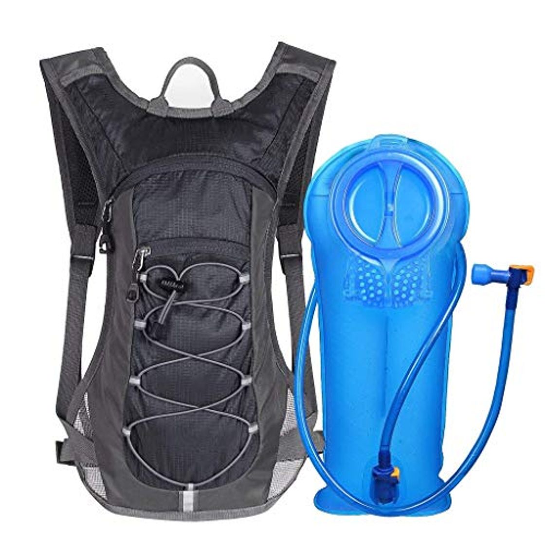 Product Unigear Mochila Hidratación Mochila Tactica Running Trail con 2L Deposito De Agua Desmontable Bolsa De Agua Múltiples Almacenamiento Compartimiento para Senderismo Ciclismo Camping Bicicleta