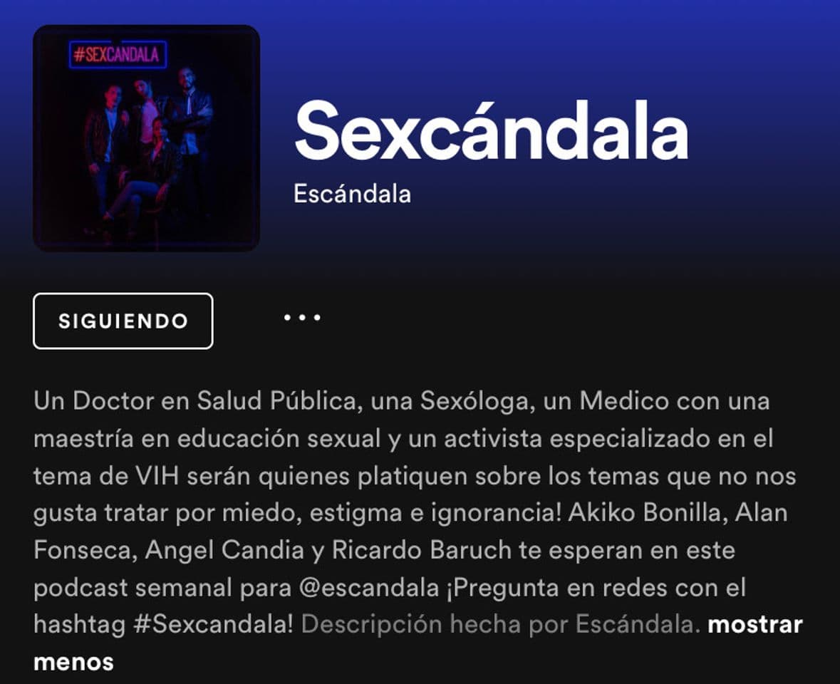 Moda Podcast Sexcandala