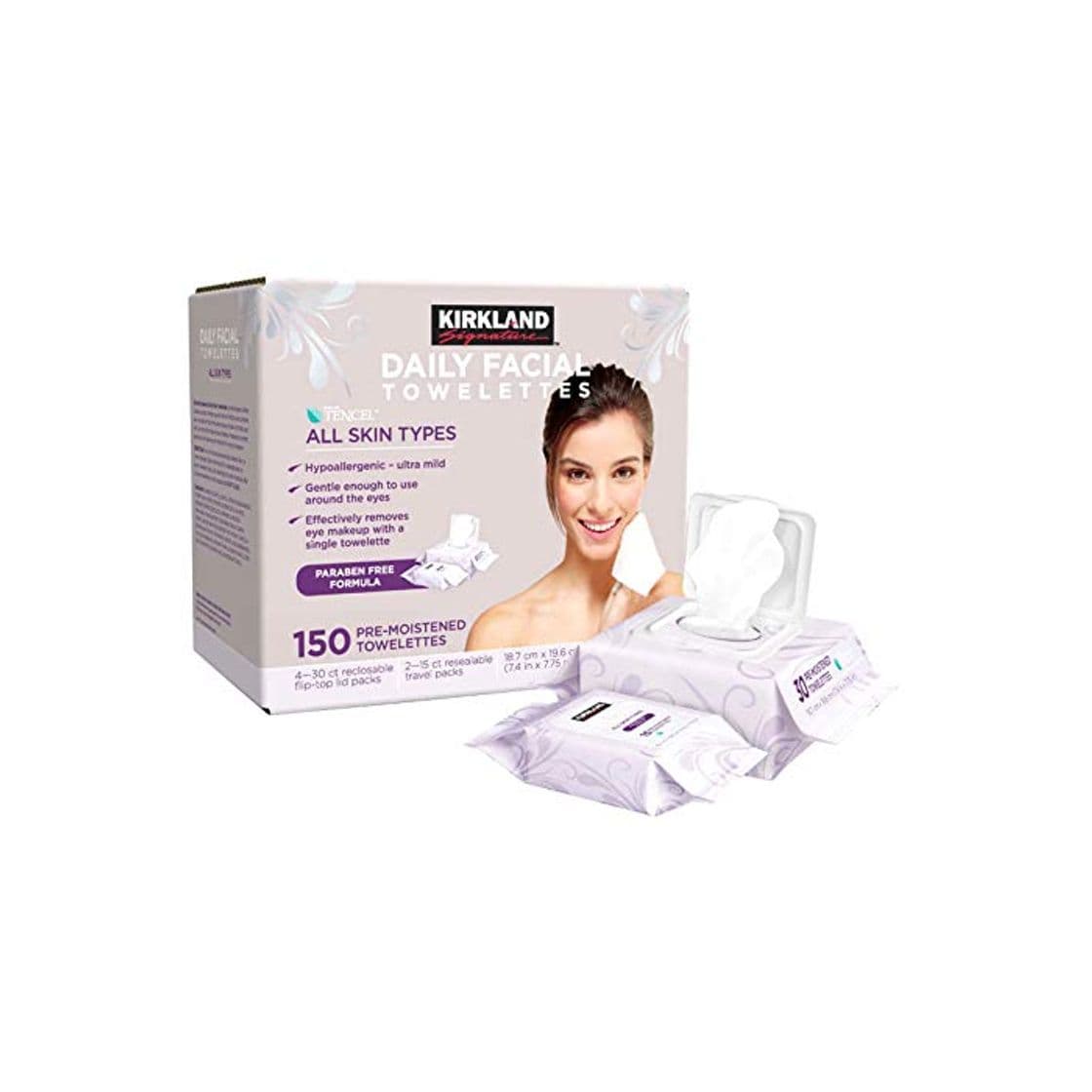 Product Kirkland Signature Daily Facial Towellettes