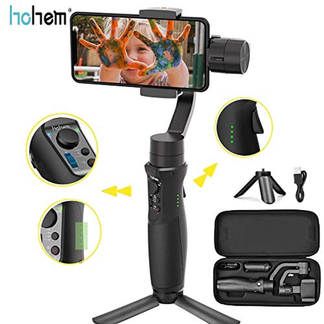 Producto Hohem iSteady Mobile Plus Handheld Smartphone Gimbal Estabilizador de mano de 3