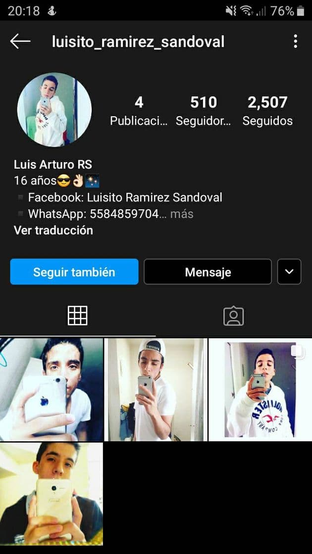 Fashion Perfil de instagram