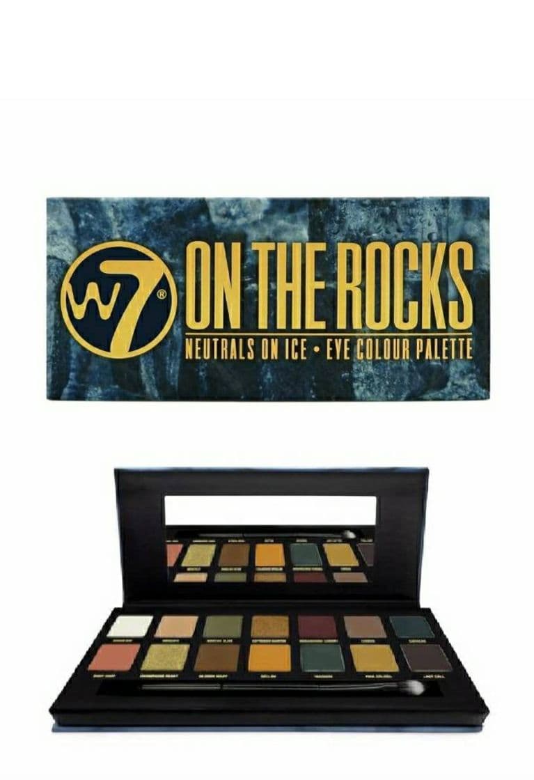 Fashion Paleta de sombras w7 On the rock 