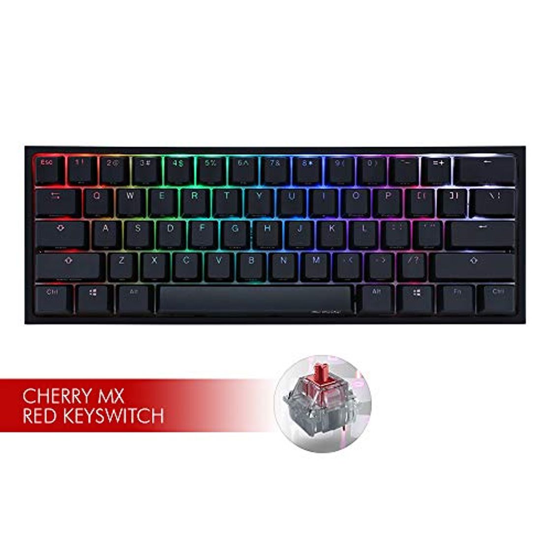 Product Ducky One 2 Mini Teclado para Gaming - MX Rojo - LED