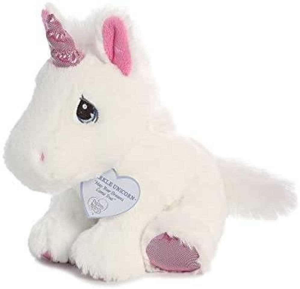 Fashion AURORA. Peluche de unicornio brillante de 8.5"

