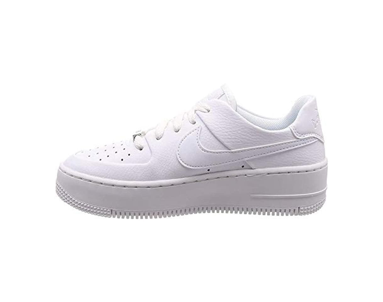 Fashion Nike W AF1 Sage Low, Zapatillas de Deporte para Mujer, Blanco