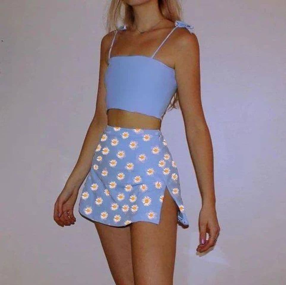 Moda Top y falda.~💙