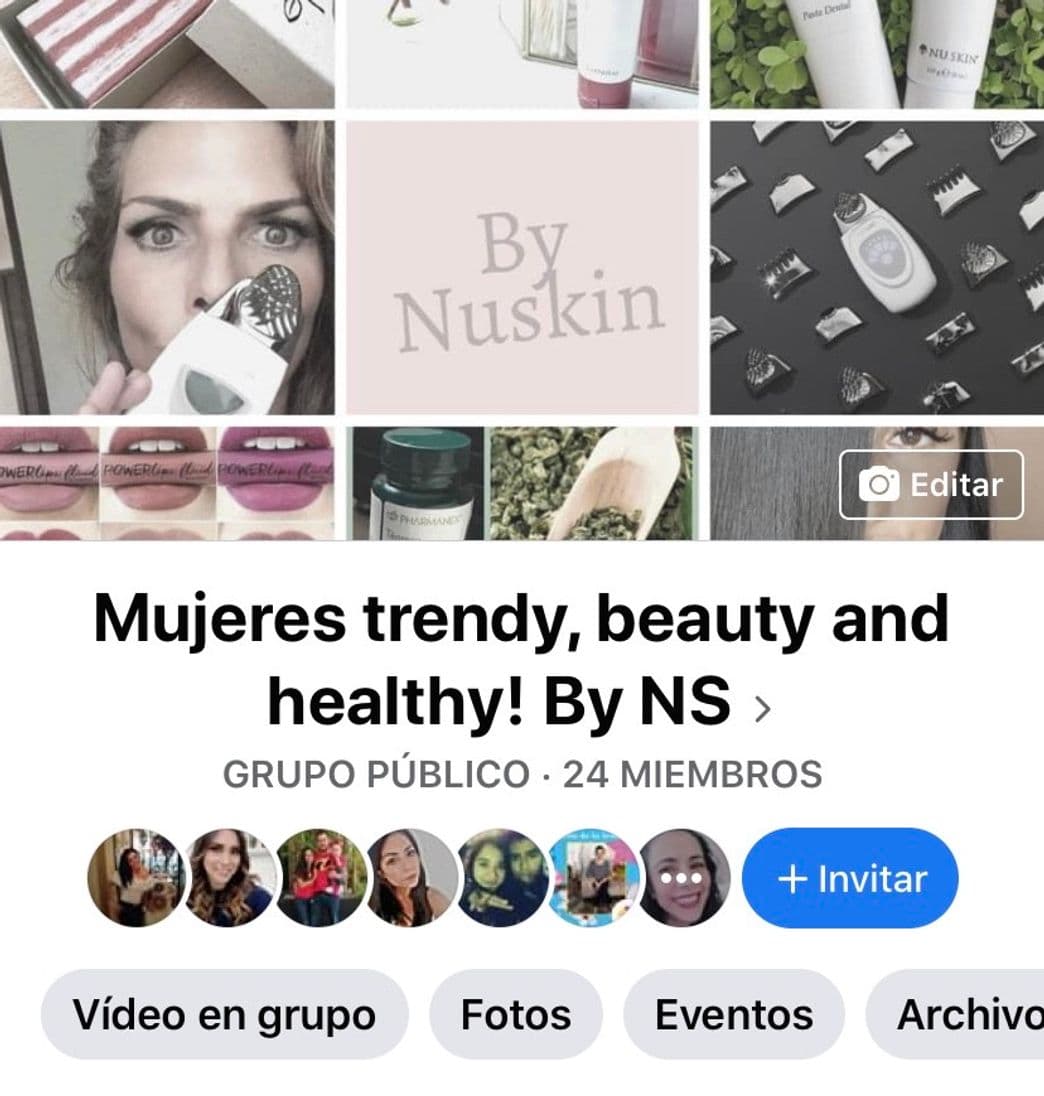 Moda Grupo de Facebook para tips de belleza y productos.