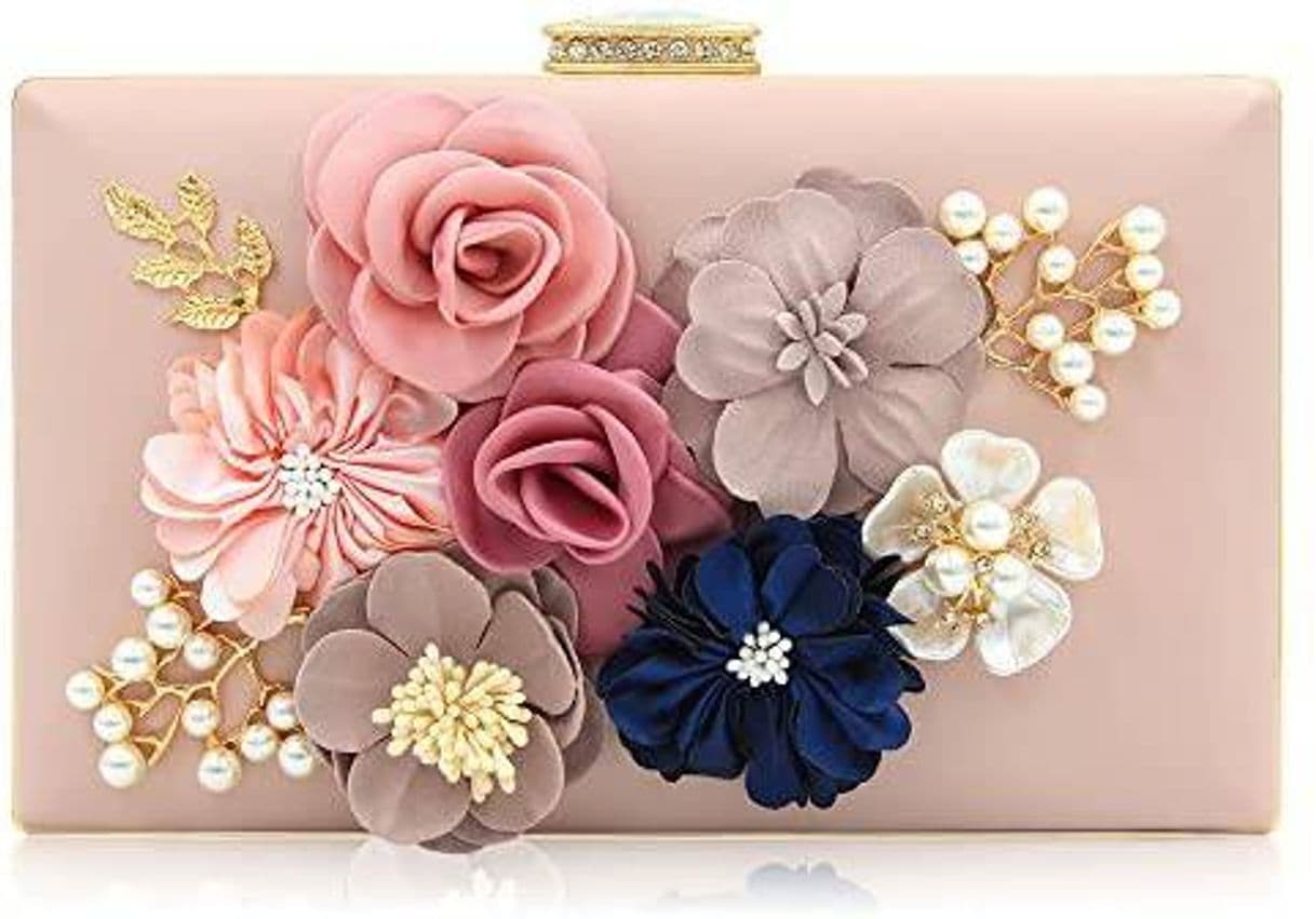 Product Milisente Flor Bolsa de Noche Mujer Bolso de Boda Elegante 