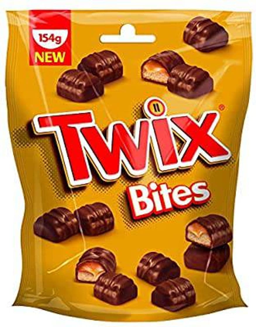 Producto TWIX Bites barritas rellenas de caramelo con chocolate con l