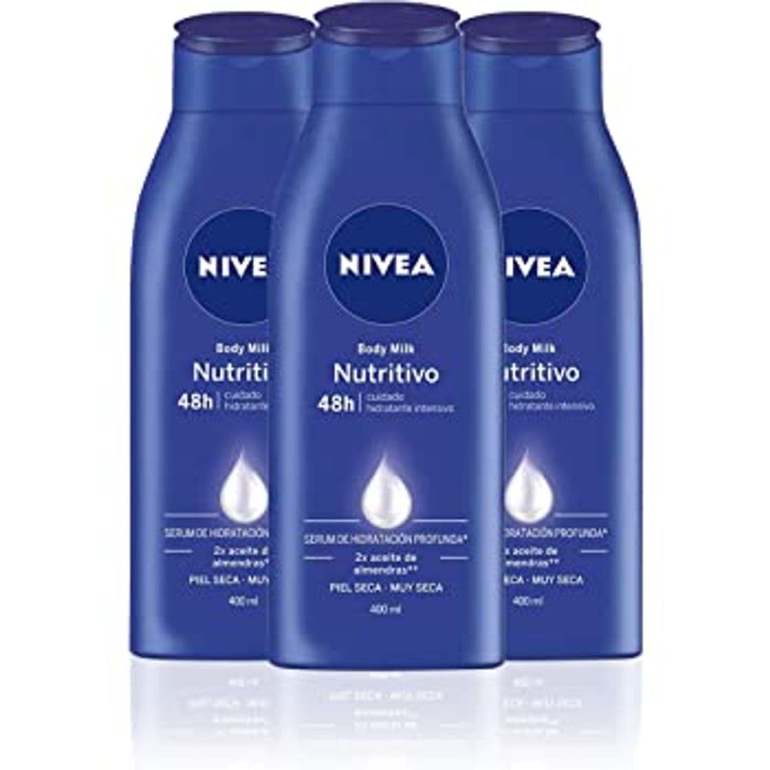 Producto NIVEA Triplo Body Milk Nutritivo - Pack de 3 x 400 ml