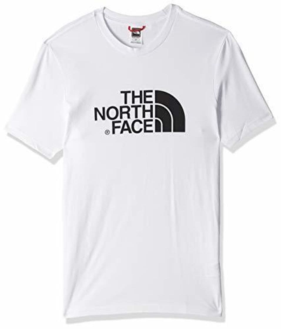 Fitness The North Face S/S Easy H Camiseta de Manga Corta, Hombre, Blanco