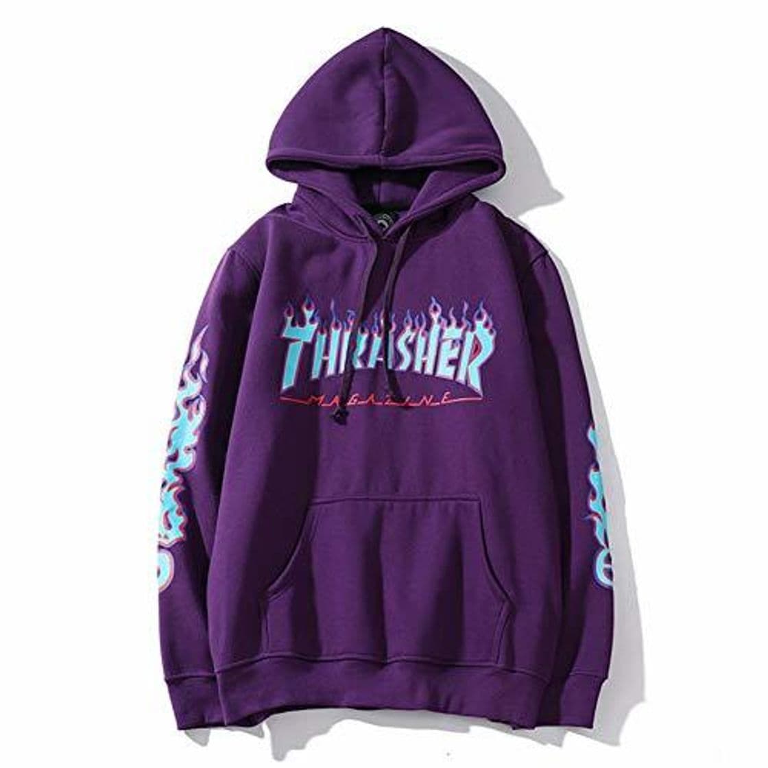 Producto CLST Thrasher Sudadera con Capucha y Estampado de Llamas Sudaderas Hip Hop