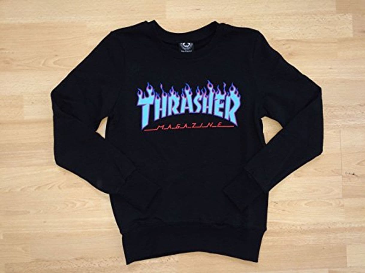 Producto SUDADURA CON CAPUCHA THRASHER MAG AZUL - S