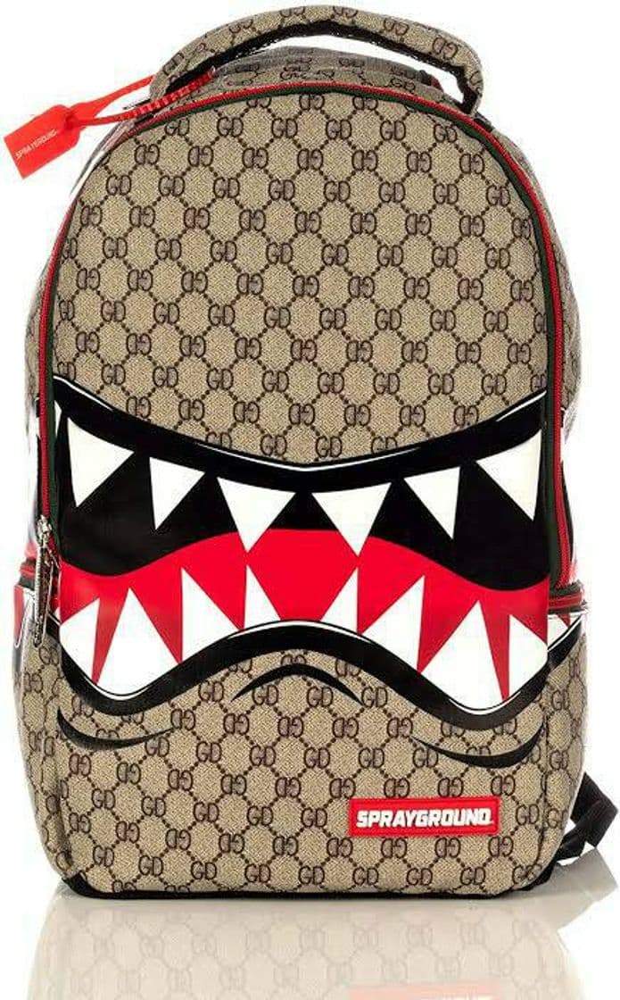 Fashion Mochila Sprayground, diseño elegante, Jaws in Rome

