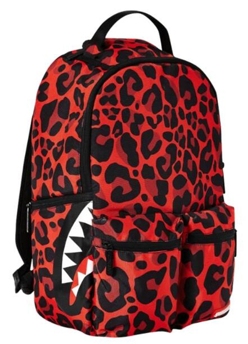 Fashion RED LEOPARD DOUBLE CARGO