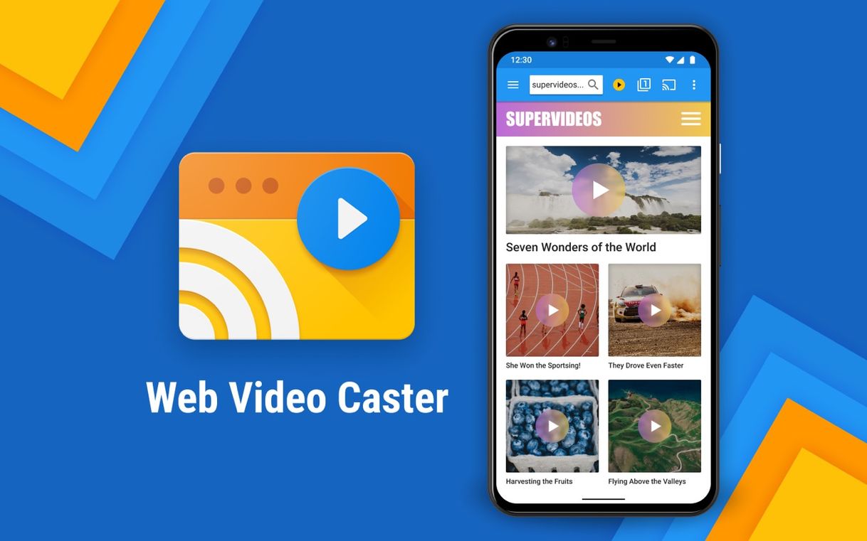 App Web vídeo caster 