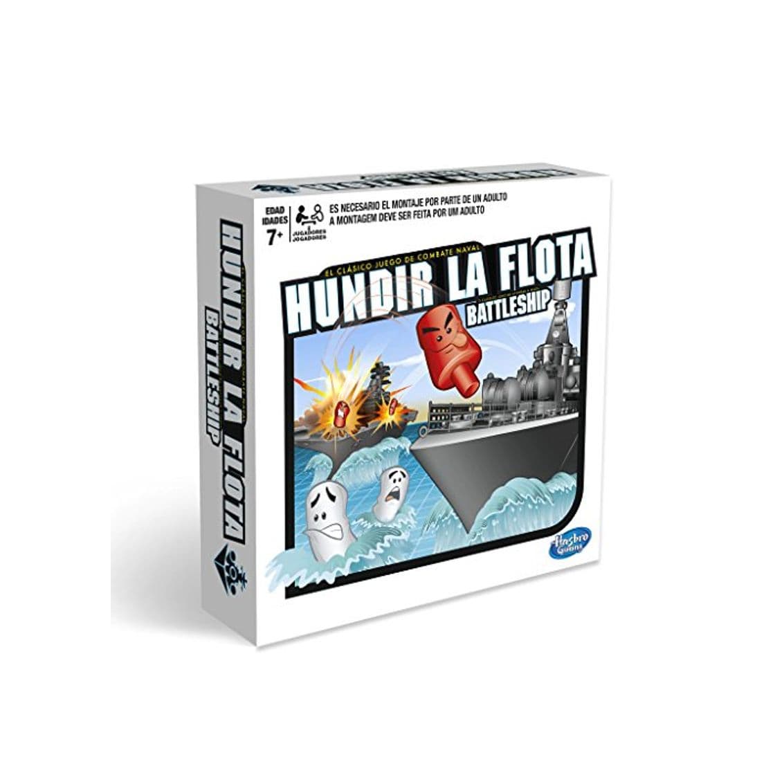 Product Hasbro Gaming- Hasbro Hundir la Flota, Juego de Tablero,