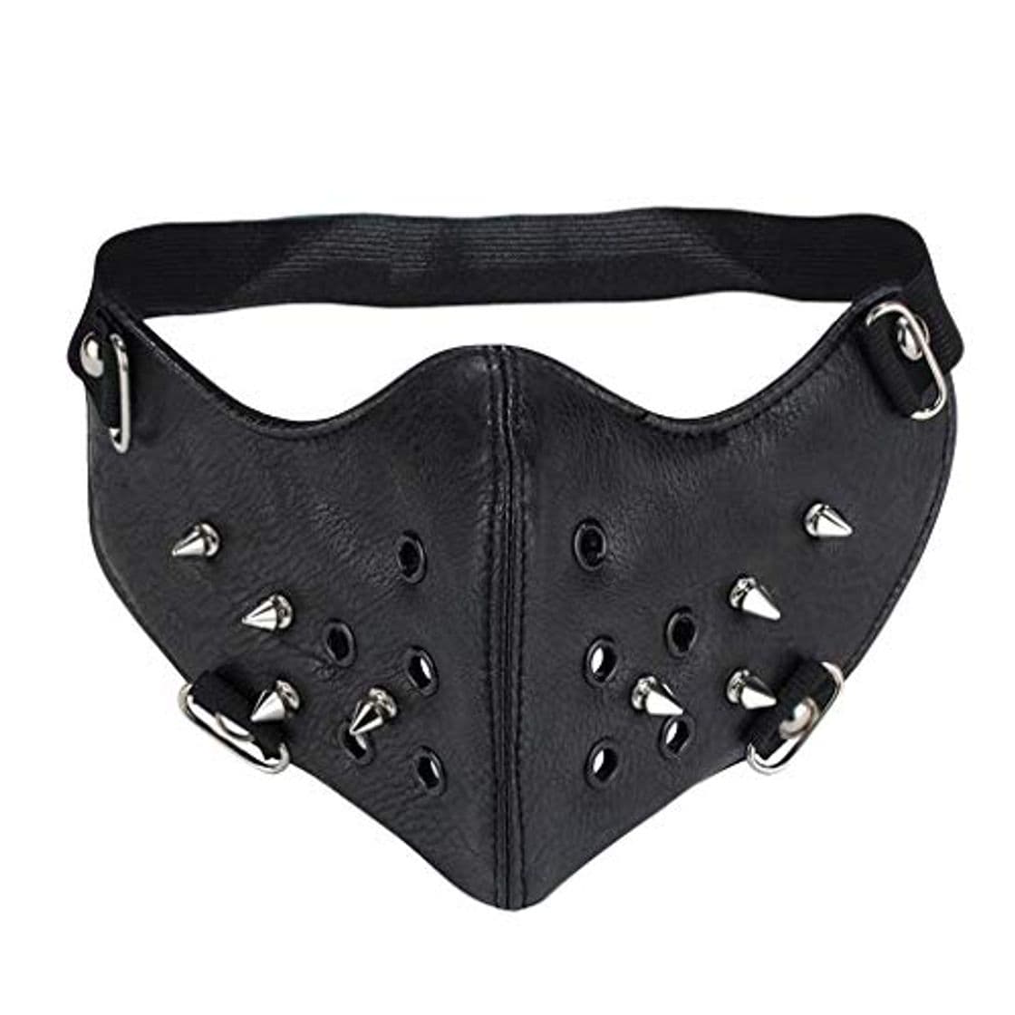 Producto RANTA Punk Rock Negro Unisex Motocicleta Punk Hallowin Cosplay Estilo Metal Remache