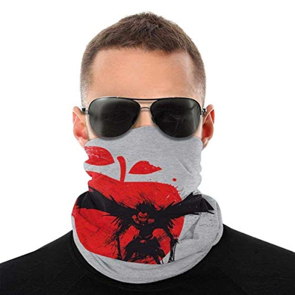 Moda OMarcus Red Sun Ryuk Death Note Variedad Headwear Neck Gaiter Face Bandana Scarf con 6 filtros