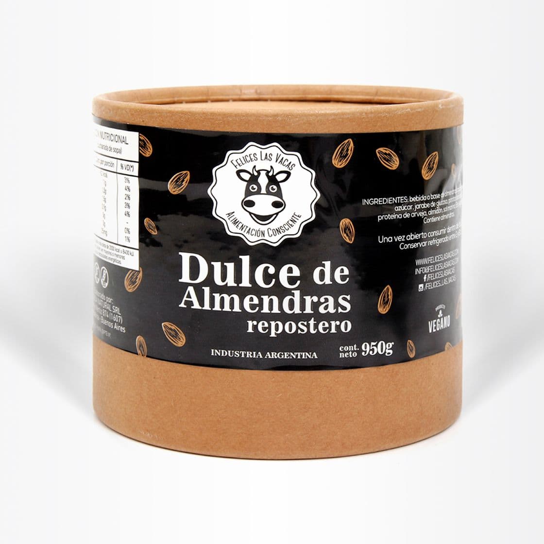 Producto Dulce de almendras felices las vacas