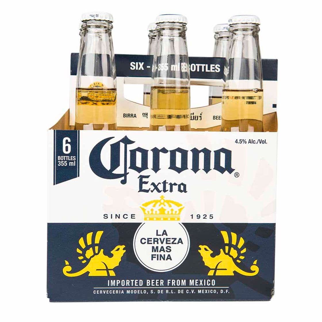 Fashion Cerveza CORONA Extra 6 Pack Botella 355ml