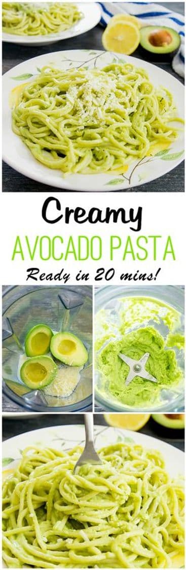 Fashion Avocado Pasta (Easy No Cook Pasta Sauce!) - Kirbie's Cravings