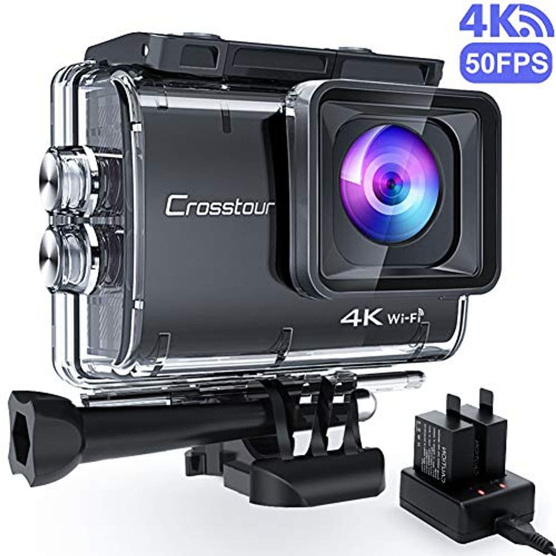 Electronic Crosstour CT9500 Nativo 4K30FP Cámara Deportiva Wi-Fi Camara de Accion(Sumergible de 40M