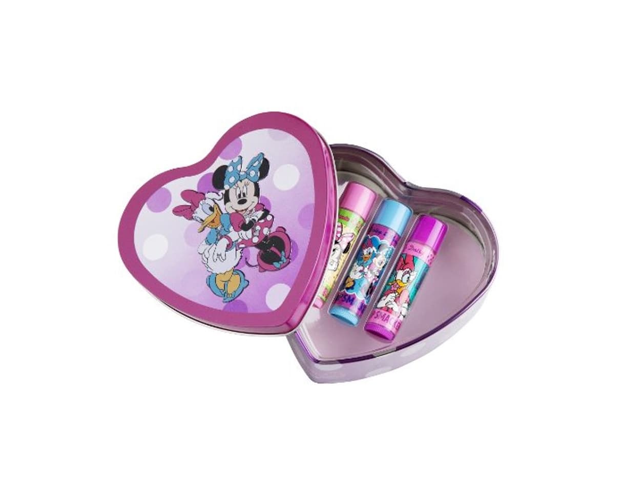 Moda Lip Smacker Disney Minnie y Daisy corazón caja de la lata