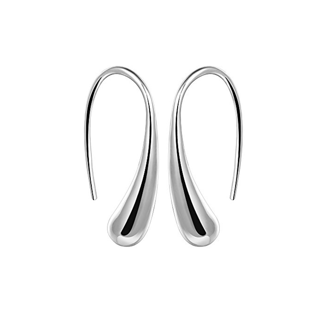 Product YAZILIND elegante joyer¨ªa de dise?o simple plata plateado gotas de agua aretes