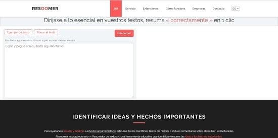 Fashion Resumidor para hacer un resumen automático de texto ... - Resoomer