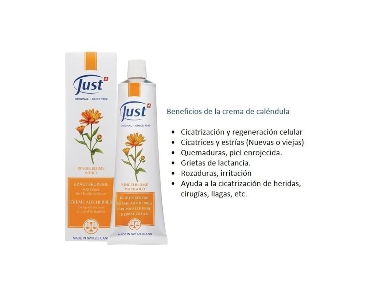 Producto Crema caléndula just