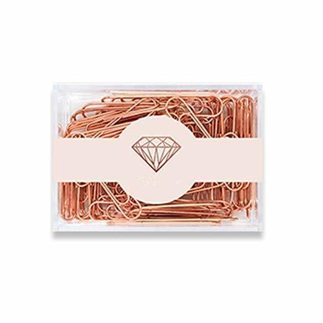 Product Luz de moda de lujo papel clips, Rose Gold Edition, EN reutilizable