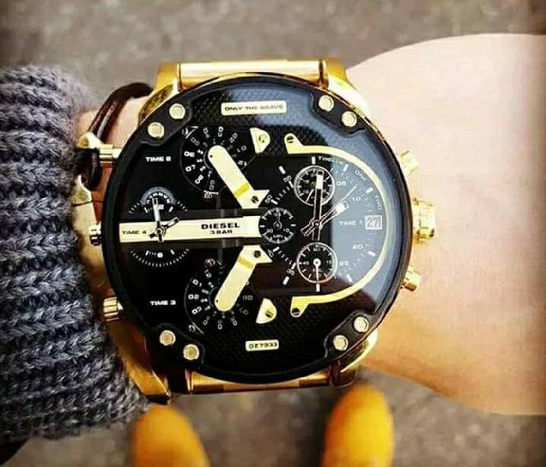 Fashion Diesel Reloj analogico para Hombre de Cuarzo con Correa en Silicona DZ7370