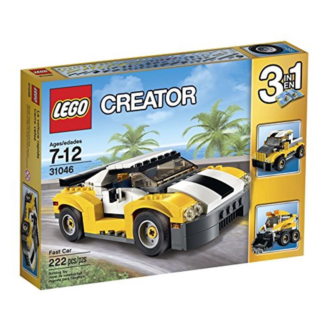 Producto Lego Creator 31046 Deportivo Amarillo