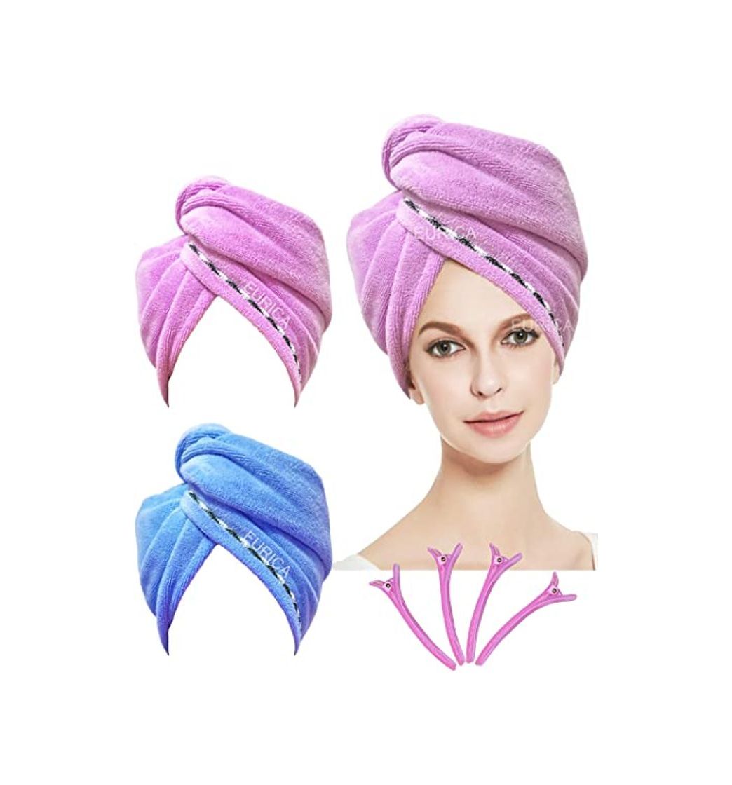 Product EUICAE Hair Towel Microfiber Turban Head Wrap