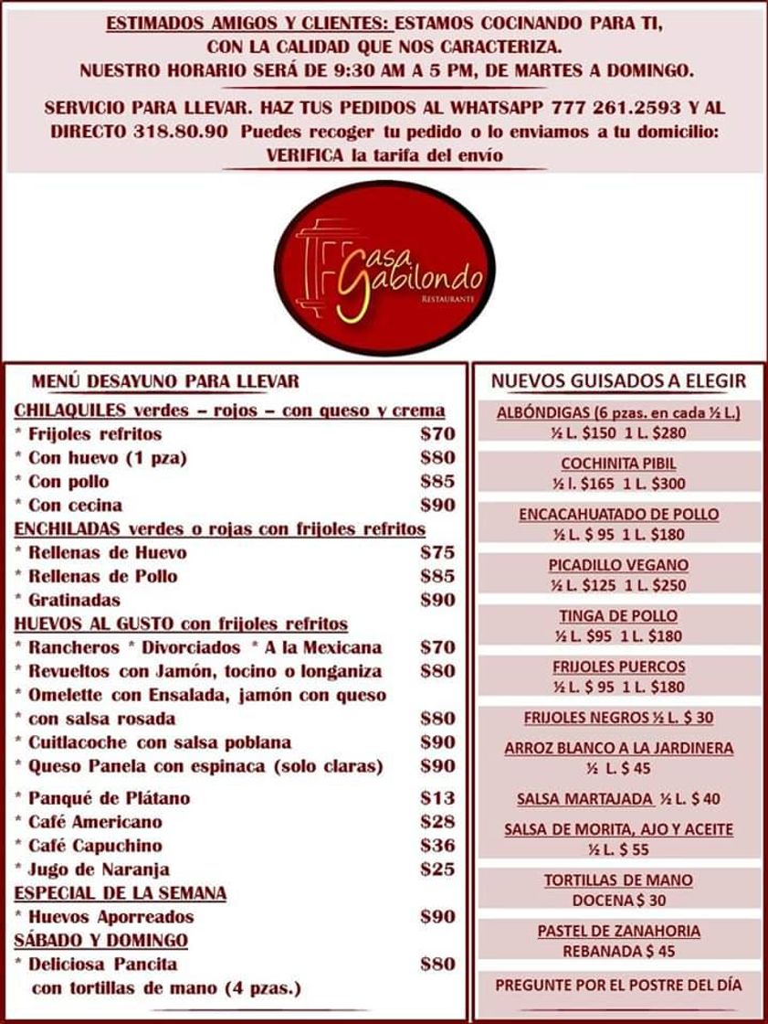 Restaurants Casa Gabilondo